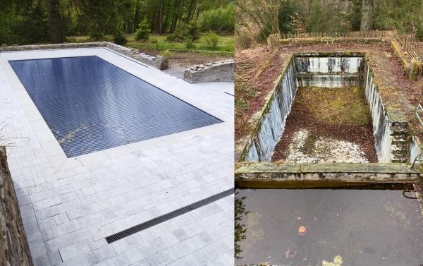 Renovation ancienne piscine