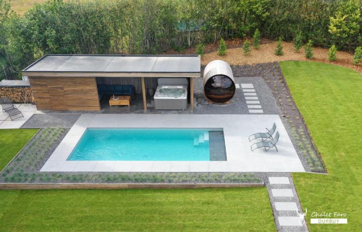 Totaal installatie wellness in Durbuy door Andre Piscine